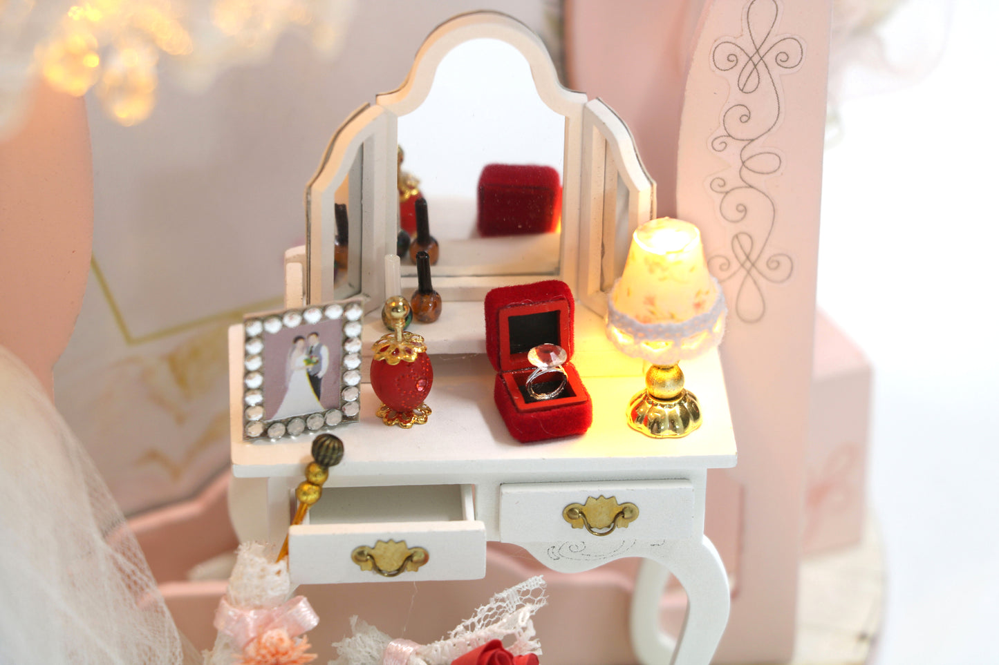 M2131 Love Letter To You 2 In 1 DIY Miniature Dollhouse Kit
