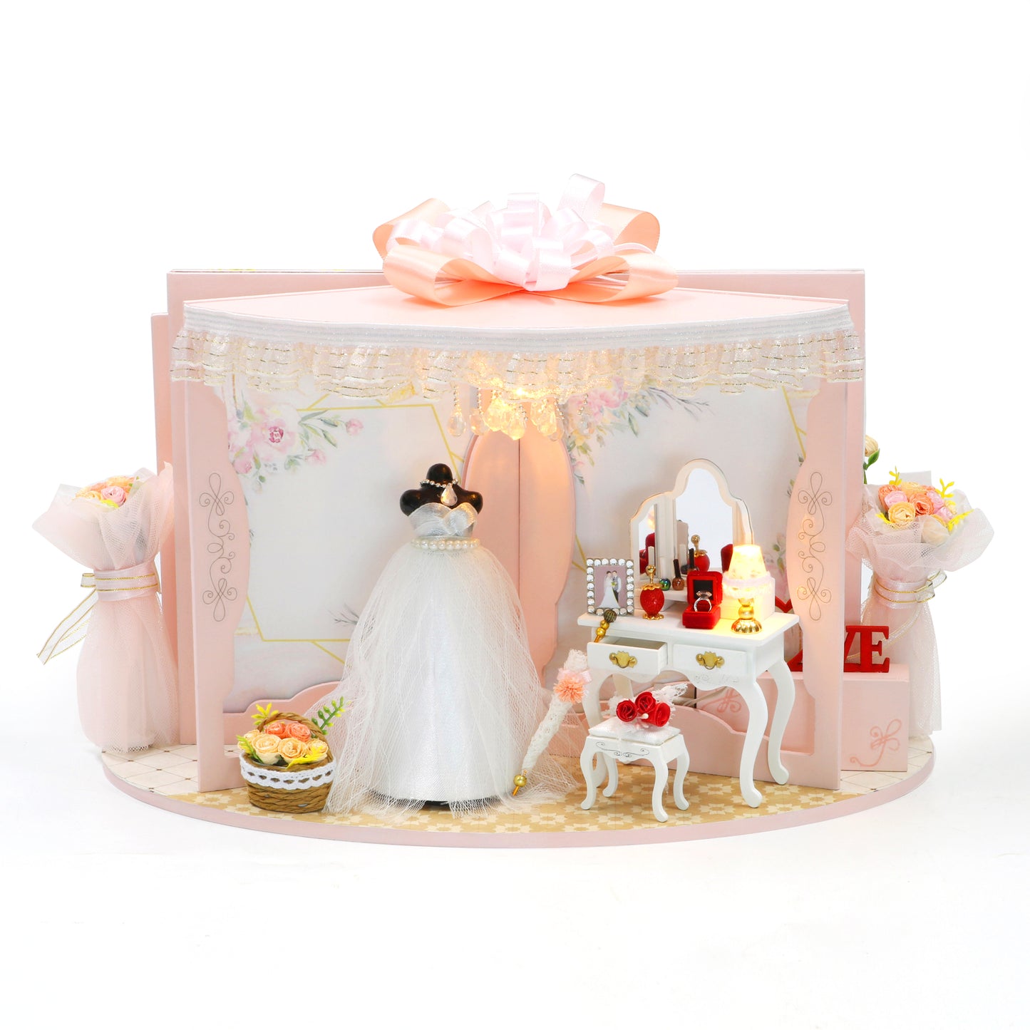 M2131 Love Letter To You 2 In 1 DIY Miniature Dollhouse Kit