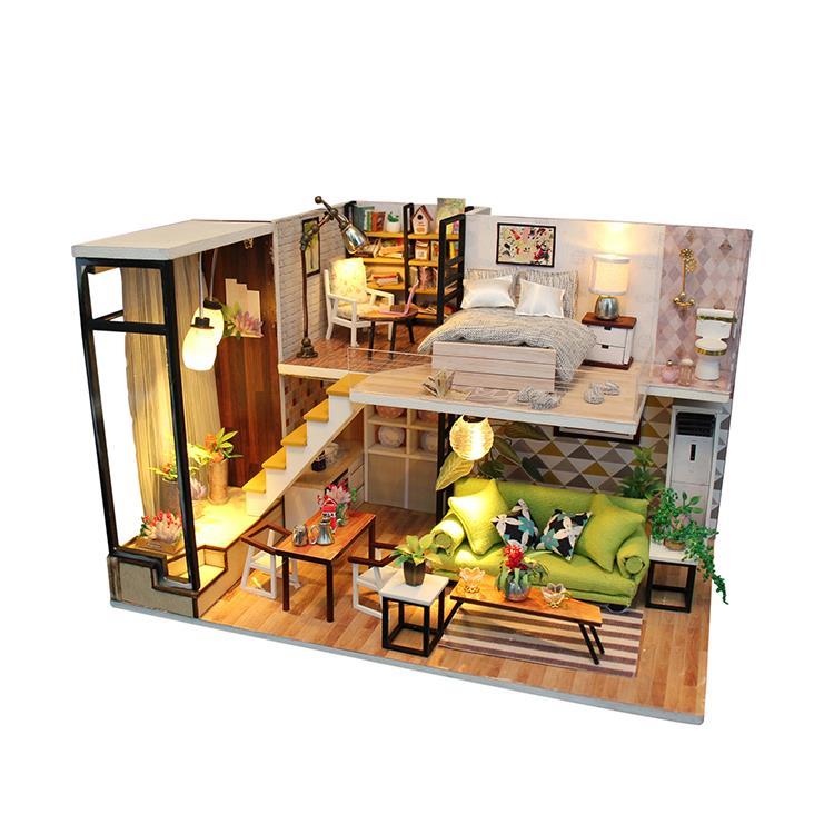 M030 Enjoy The Romantic Nordic DIY Miniature Dollhouse Kit