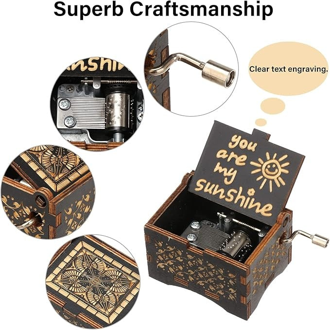 You Are My Sunshine Music Box Wooden Music Box Best Gifts Music Lovers