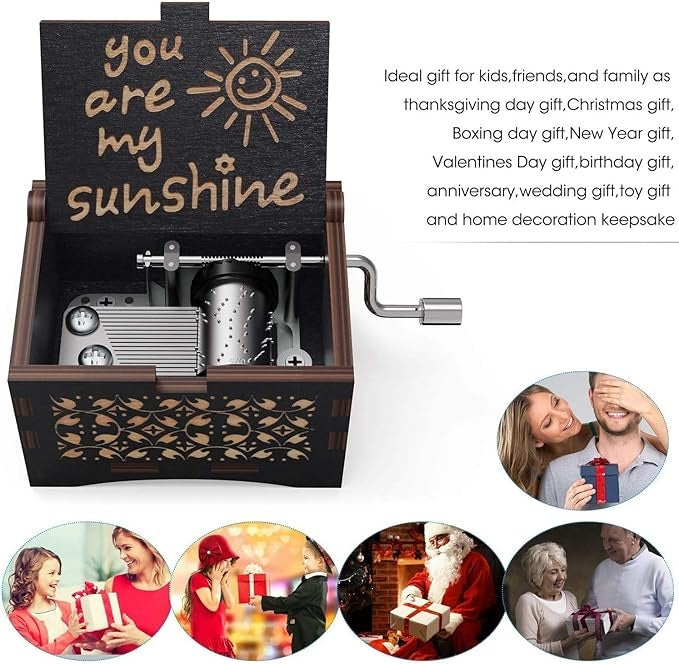 You Are My Sunshine Music Box Wooden Music Box Best Gifts Music Lovers