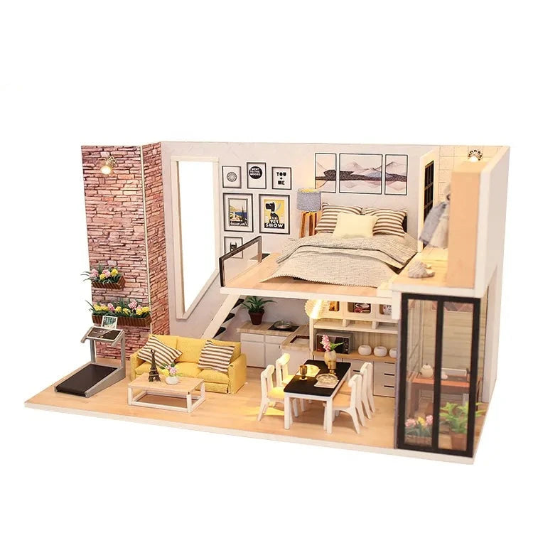 M038 Give You Happiness DIY Miniature Dollhouse Kit