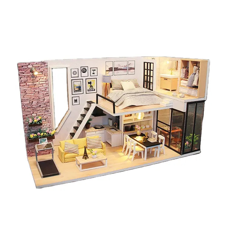 M038 Give You Happiness DIY Miniature Dollhouse Kit