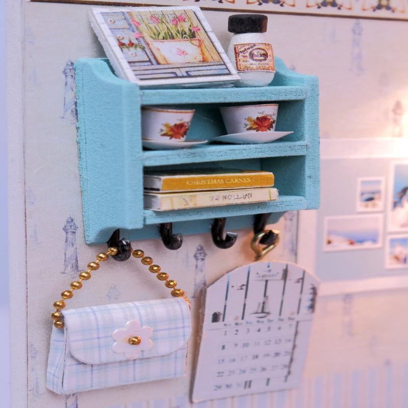 M010 Brandon's Room DIY Miniature Dollhouse Kit