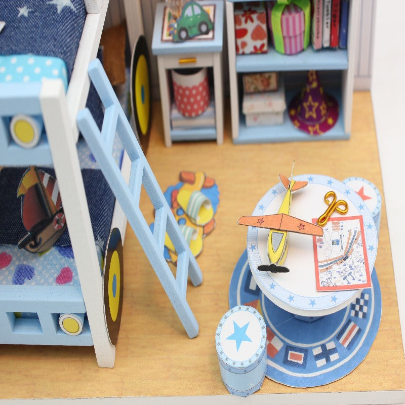 M019 Charles's Room DIY Miniature Dollhouse Kit