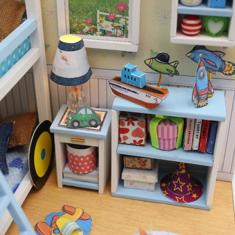 M019 Charles's Room DIY Miniature Dollhouse Kit