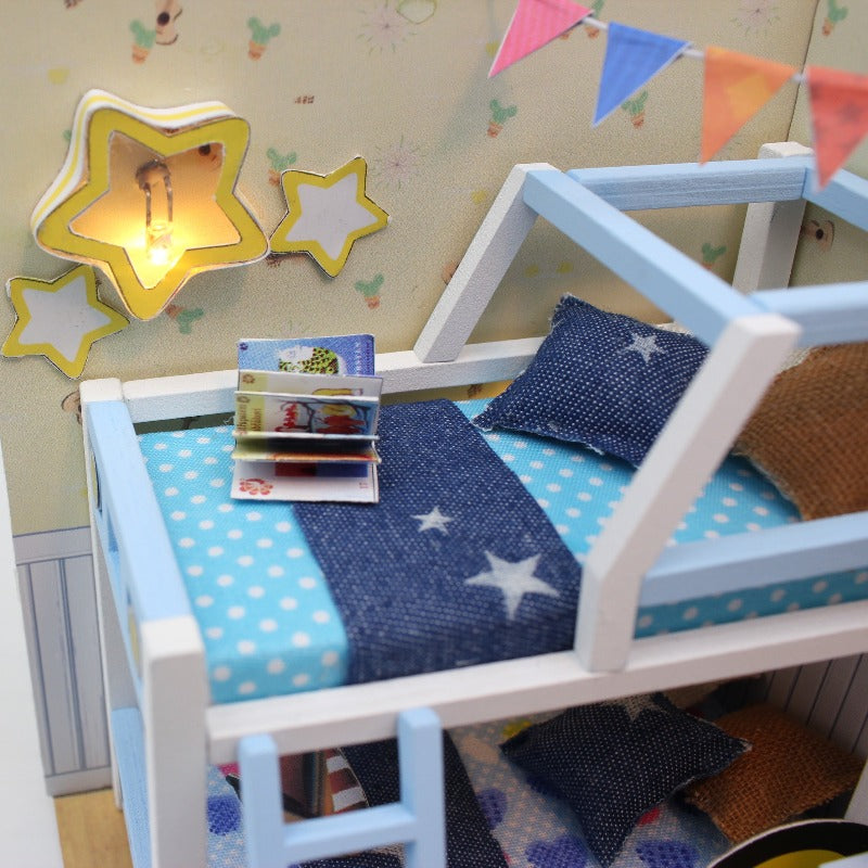 M019 Charles's Room DIY Miniature Dollhouse Kit