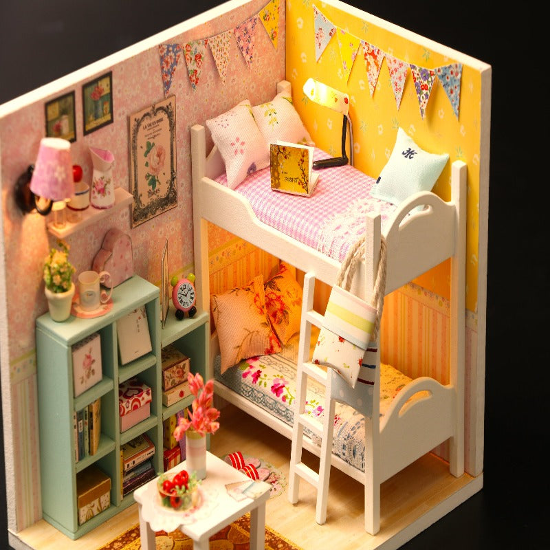 M020 Cheryl's Room DIY Miniature Dollhouse Kit