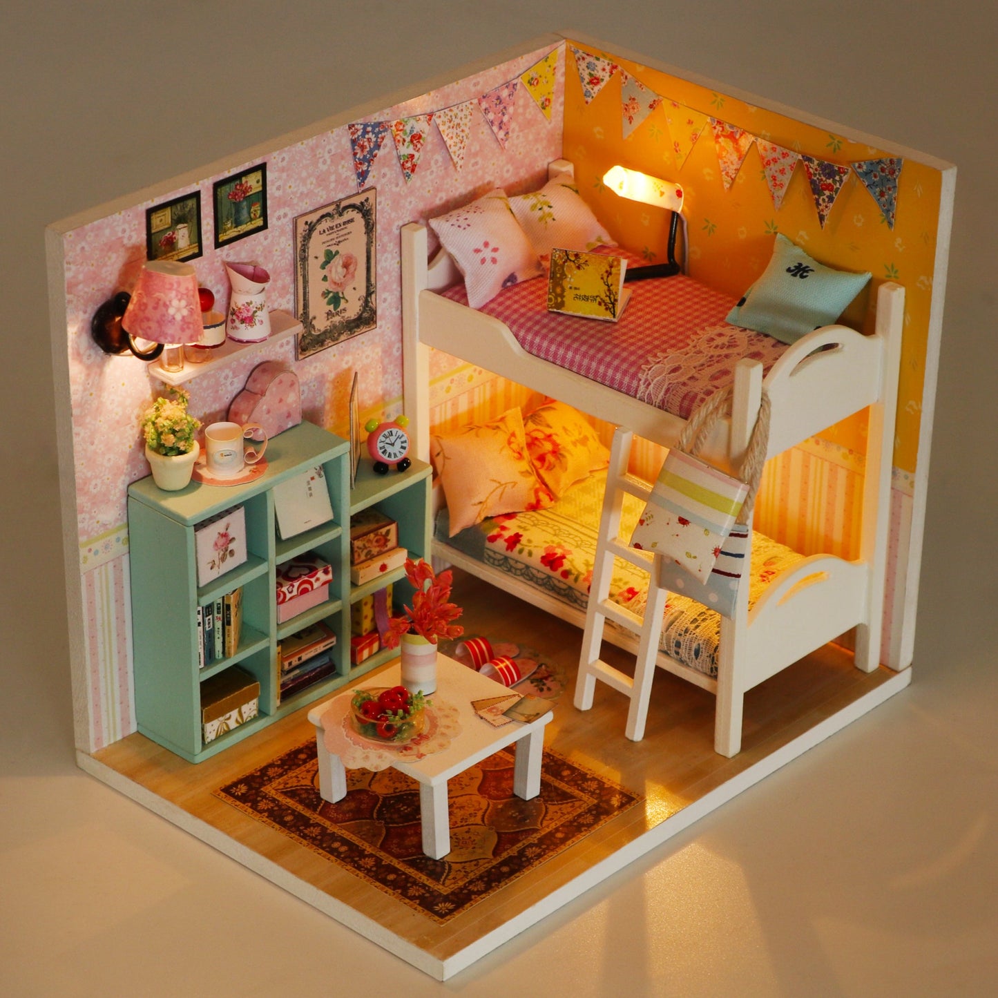 M020 Cheryl's Room DIY Miniature Dollhouse Kit