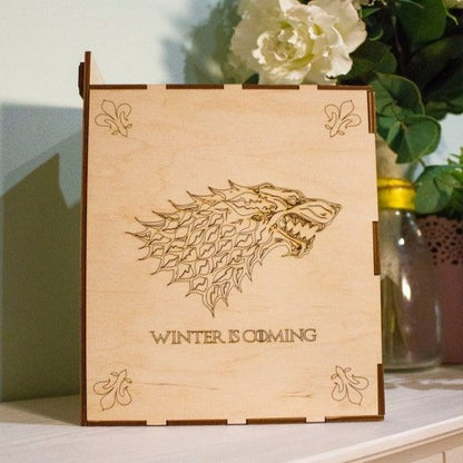 RCB004 Rise of Dragon Book Nook Game Of Thrones Series DIY Book Shelf Insert Kits Miniature Crafts