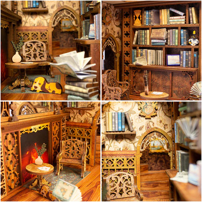 YS05B Eternal Bookstore Book Nook Library DIY Book Nook Kit