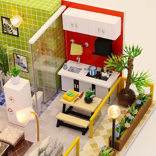 M043 Simple Life DIY Miniature Dollhouse Kit