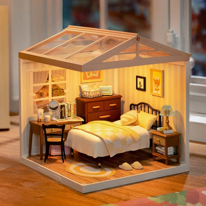 DW009 Sweet Dream Bedroom DIY Plastic Miniature House