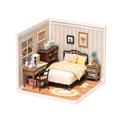 DW009 Sweet Dream Bedroom DIY Plastic Miniature House