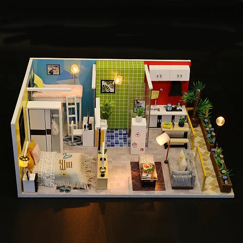 M043 Simple Life DIY Miniature Dollhouse Kit