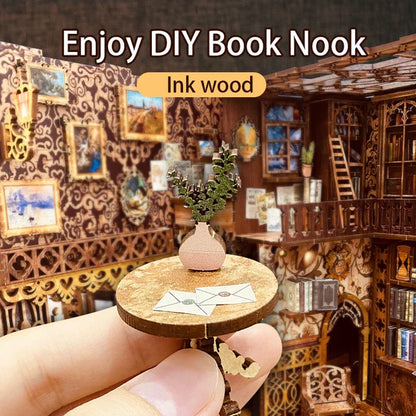 YS05B Eternal Bookstore Book Nook Library DIY Book Nook Kit