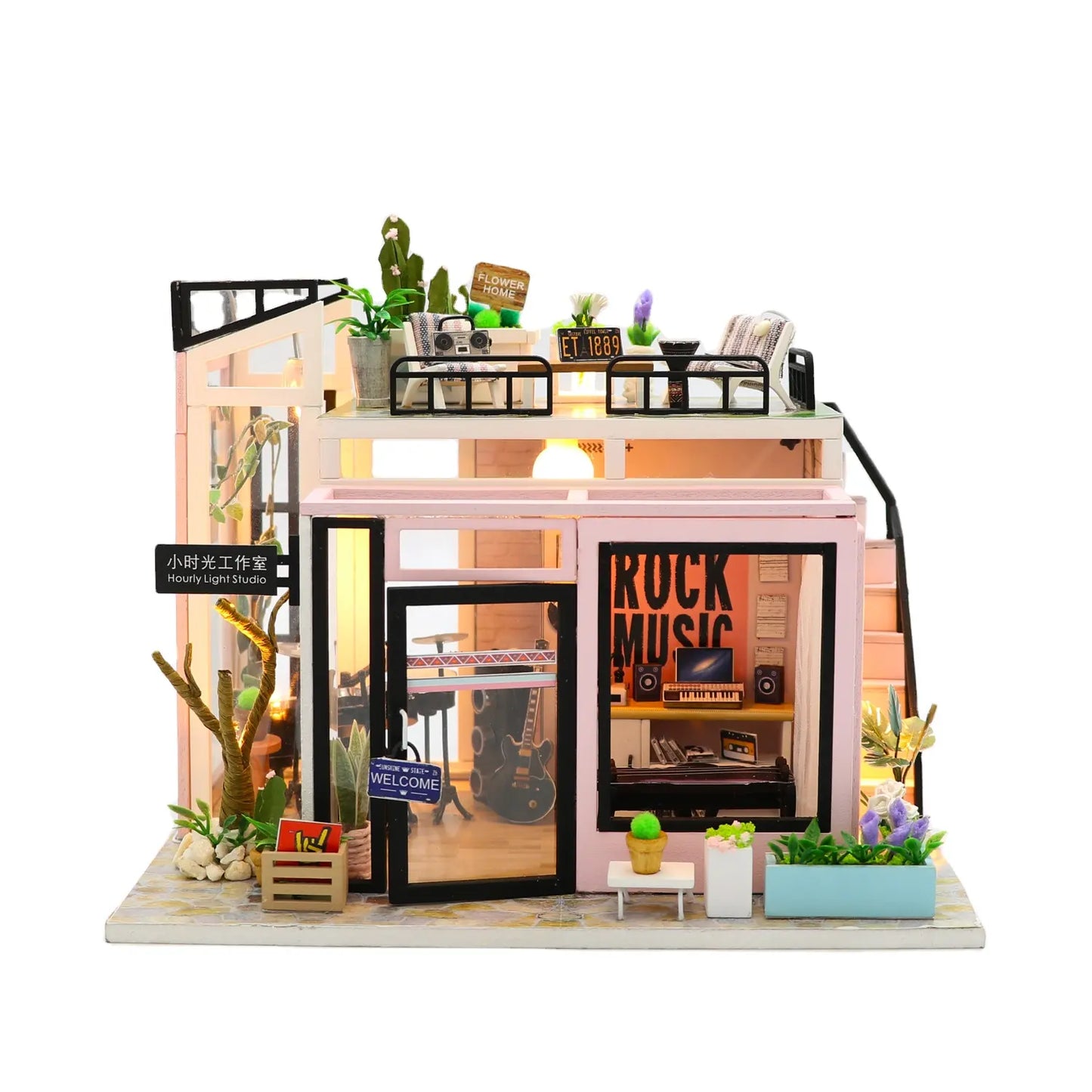 M903 Houguang Studio DIY Miniature Dollhouse Kit