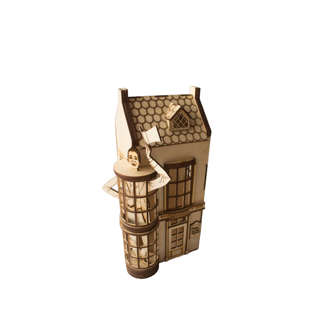 RCD007 Weasleys' Wizard Wheezes Diagon Alley Shops Series DIY Wooden Dollhouse Miniatures