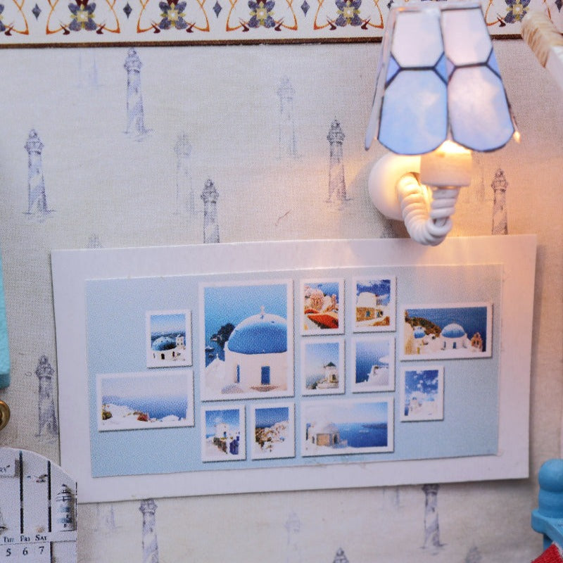 M010 Brandon's Room DIY Miniature Dollhouse Kit