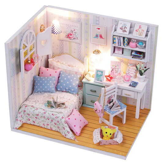 M013 Adabelle's Room DIY Miniature Dollhouse Kit