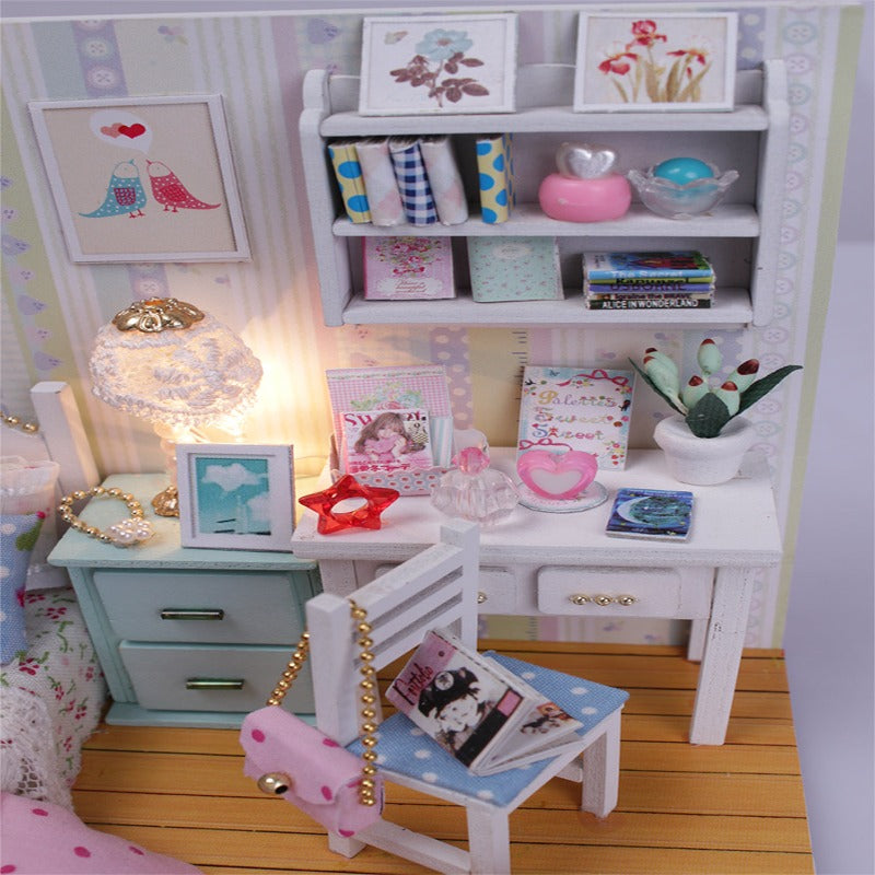 M013 Adabelle's Room DIY Miniature Dollhouse Kit