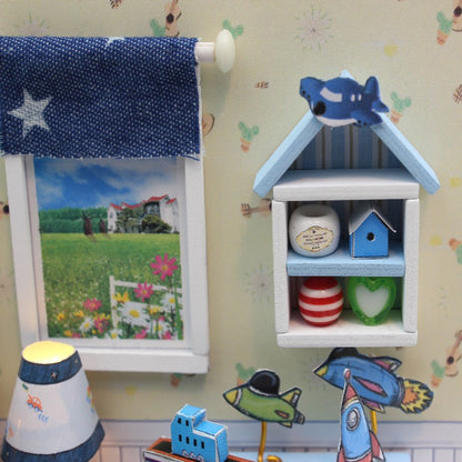 M019 Charles's Room DIY Miniature Dollhouse Kit