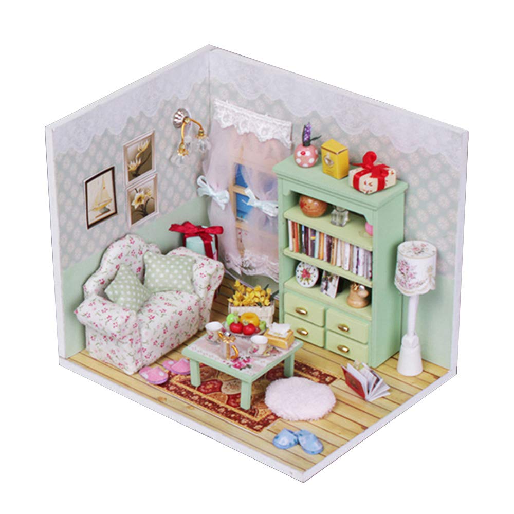 M012 Family Hall DIY Miniature Dollhouse Kit