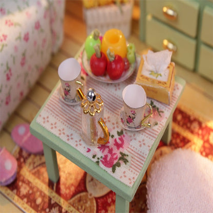 M012 Family Hall DIY Miniature Dollhouse Kit