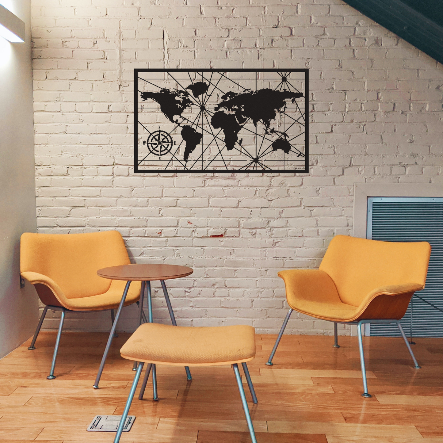 World Map Wall Décor Acrylic World Map Wall Art 3D Push Pin Worlds Travel Map Home Office Décor