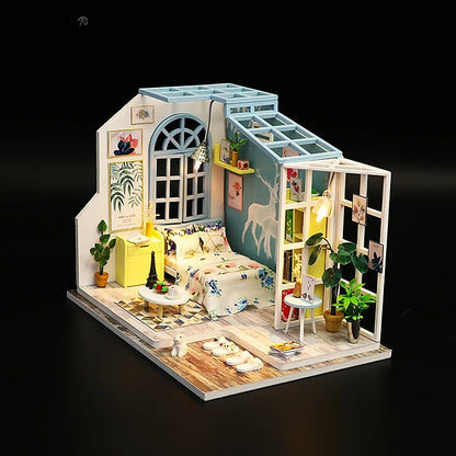 S922 Family Nap DIY Miniature Dollhouse Room