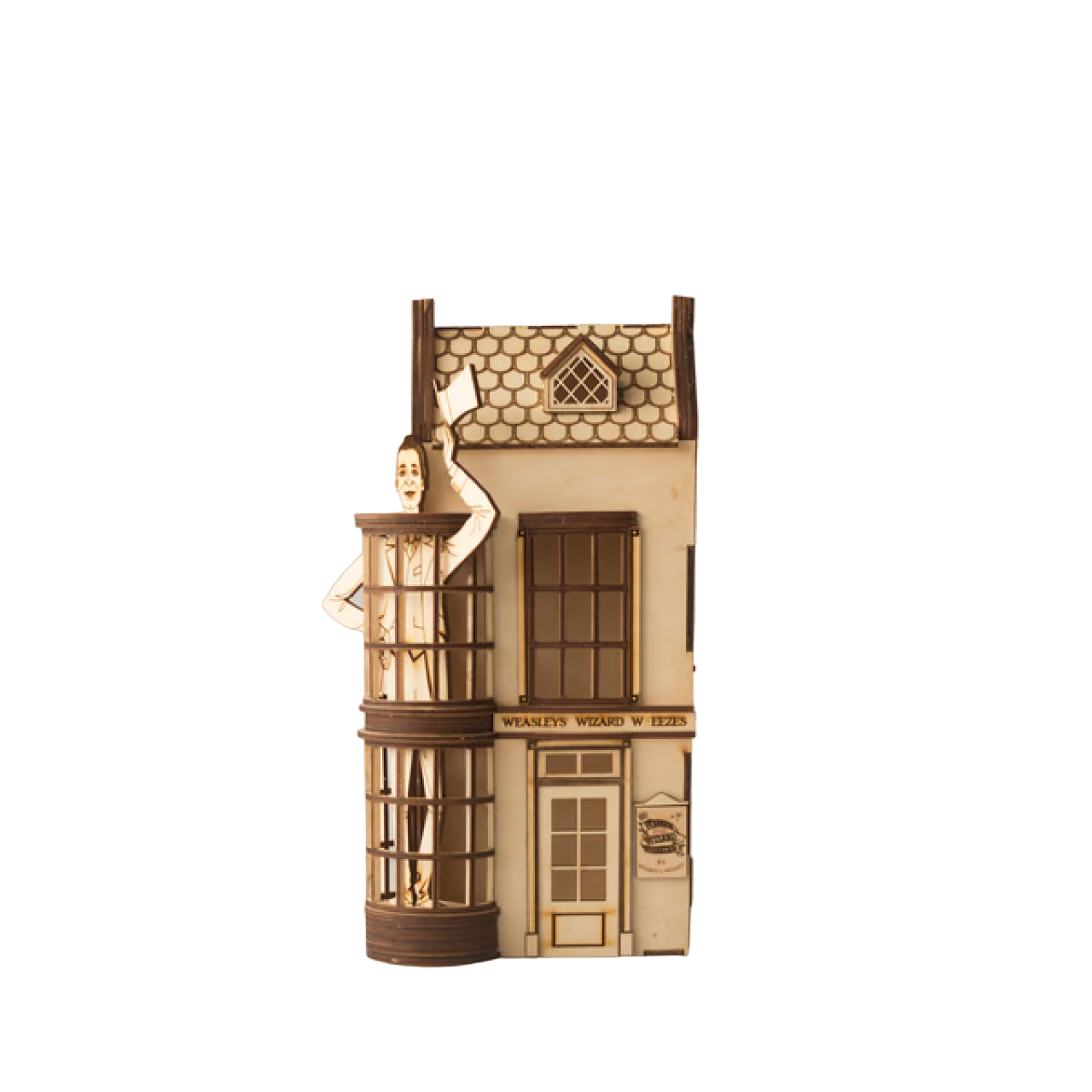 RCD007 Weasleys' Wizard Wheezes Diagon Alley Shops Series DIY Wooden Dollhouse Miniatures