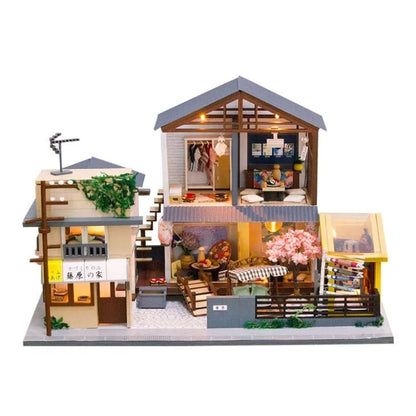 PC902 Initial Dream Japanese Villa DIY Miniature Dollhouse Kit