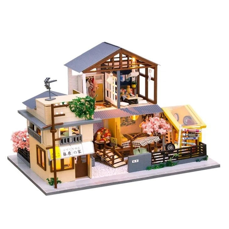 PC902 Initial Dream Japanese Villa DIY Miniature Dollhouse Kit