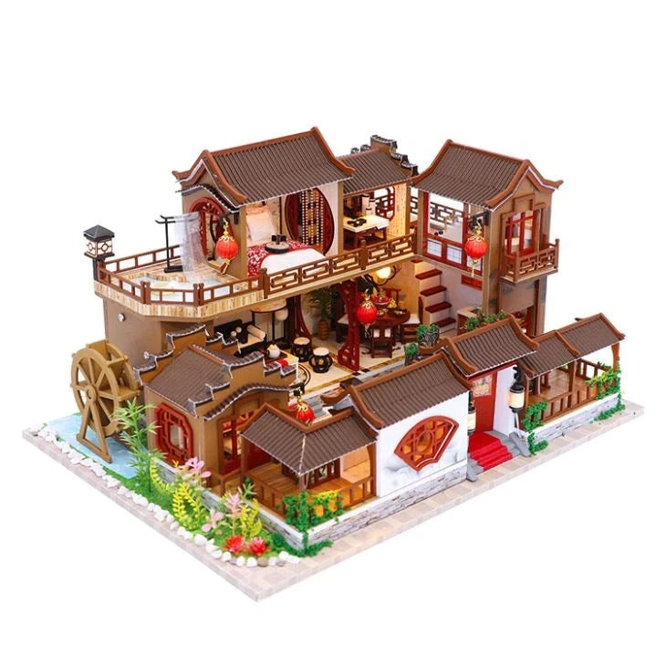 L905 A Splendid Family Japanese Villa DIY Miniature Dollhouse Kit