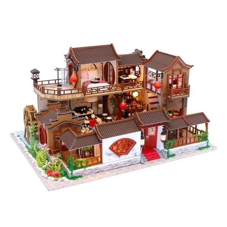 L905 A Splendid Family Japanese Villa DIY Miniature Dollhouse Kit