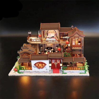 L905 A Splendid Family Japanese Villa DIY Miniature Dollhouse Kit