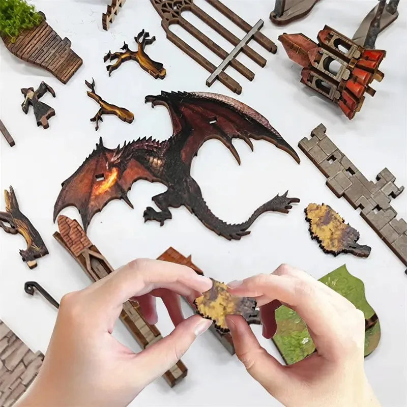 SQ05 Lord of The Rings DIY Book Nook Kit Magic Tower Valley Miniature Scenery Diorama