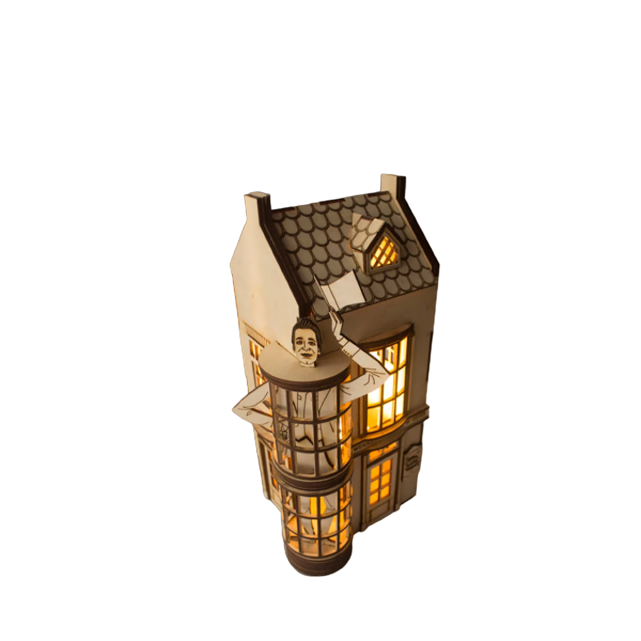 RCD007 Weasleys' Wizard Wheezes Diagon Alley Shops Series DIY Wooden Dollhouse Miniatures