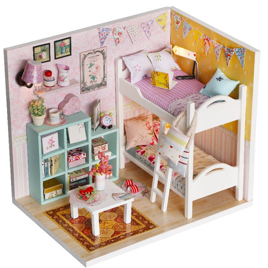 M020 Cheryl's Room DIY Miniature Dollhouse Kit