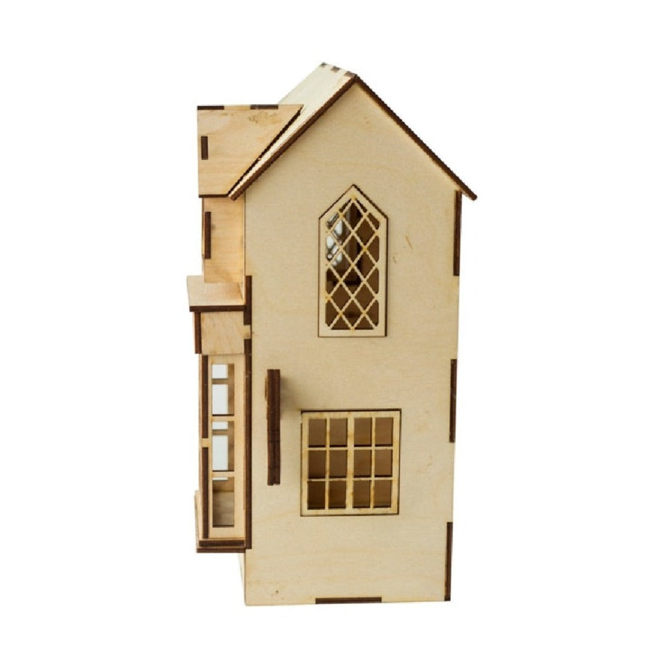 RCD002 Broomsticks Shop Diagon Alley Shops Series DIY Wooden Dollhouse Miniatures