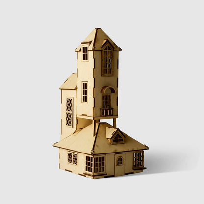 RCD006 The Burrows House Diagon Alley Shops Series DIY Wooden Dollhouse Miniatures