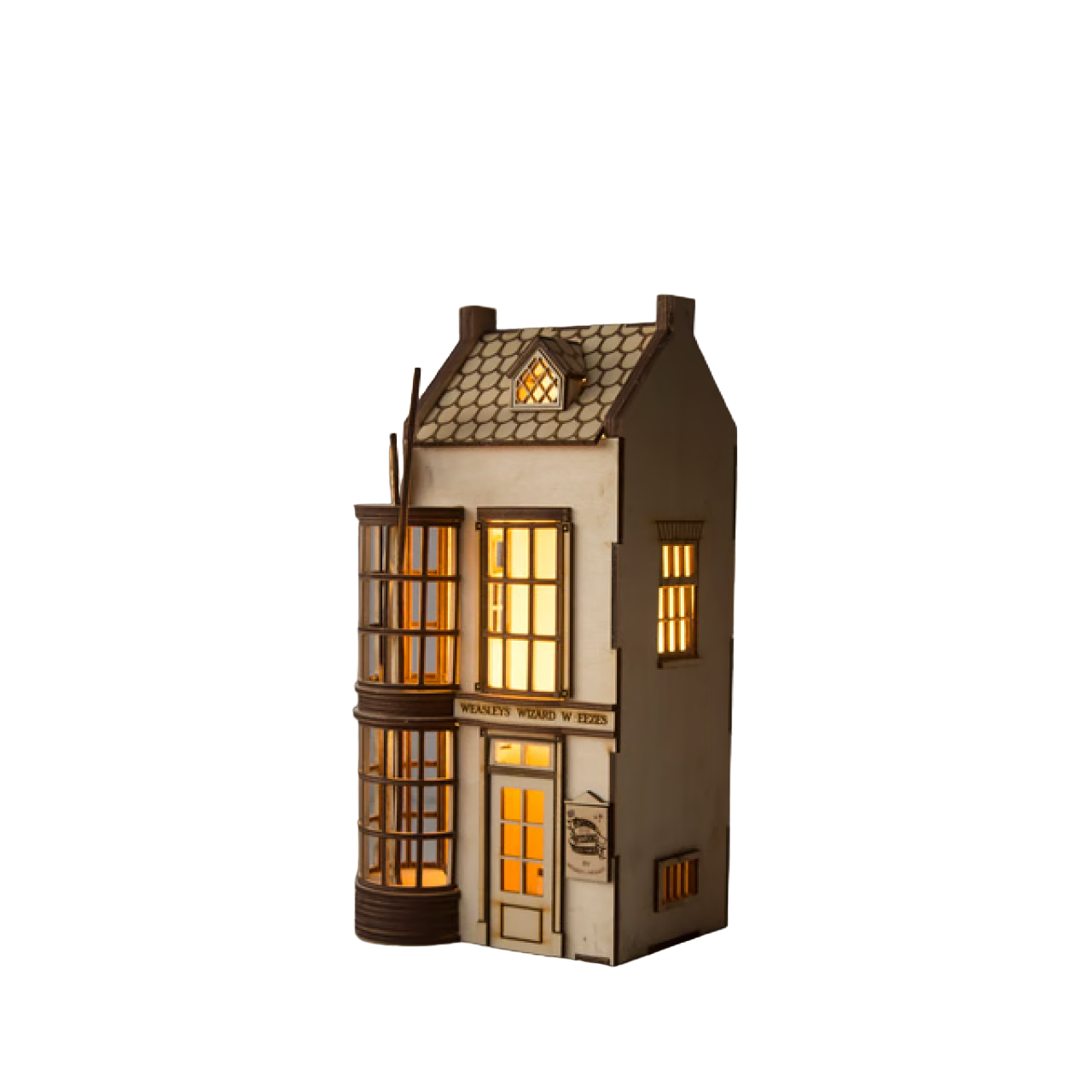 RCD007 Weasleys' Wizard Wheezes Diagon Alley Shops Series DIY Wooden Dollhouse Miniatures